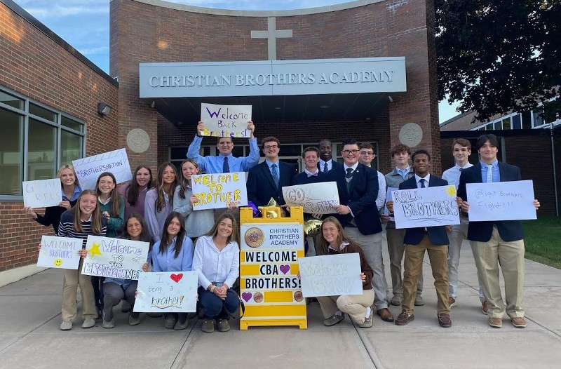 welcome back brothers near syracuse ny image of students returning to cba