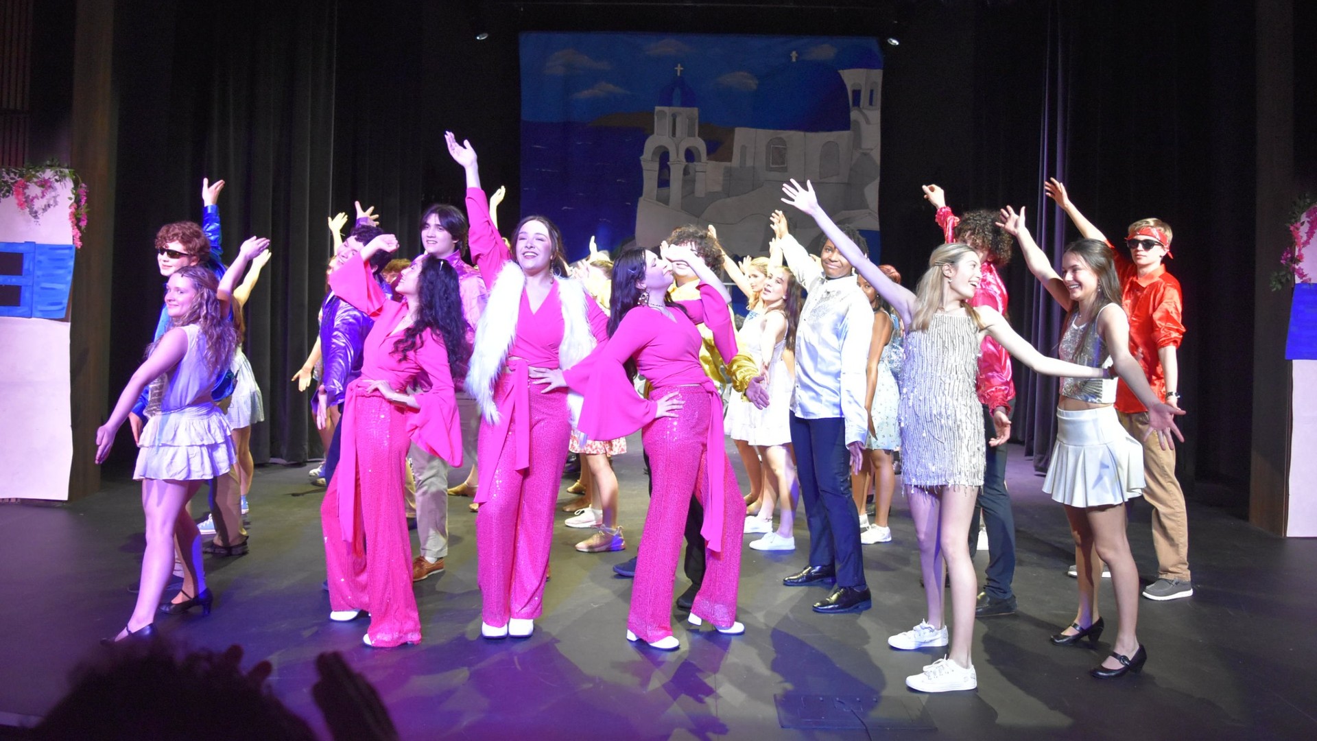 private high schools near syracuse ny image of cba students singing and dancing with friends in the high school musical