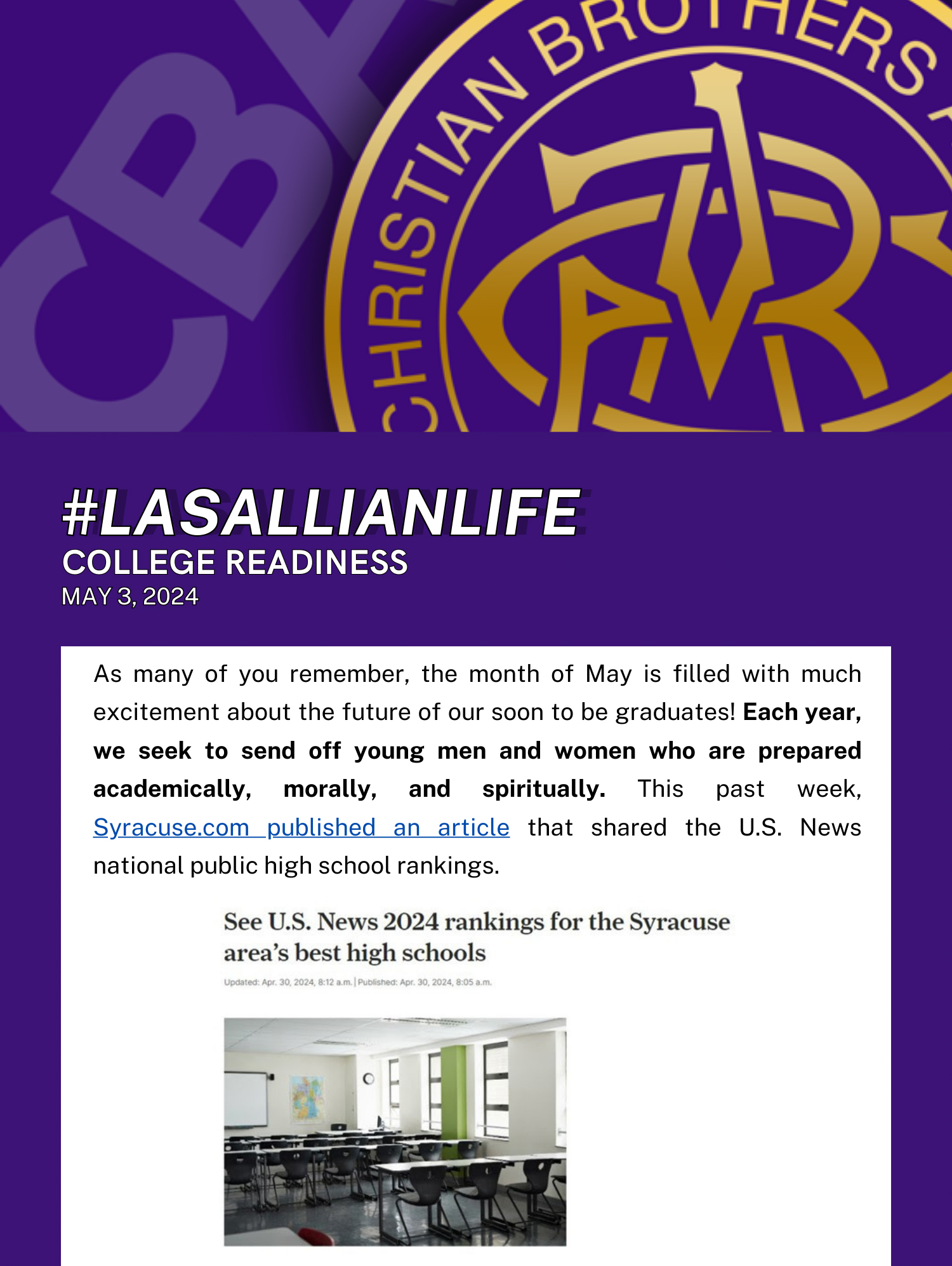 #LasallianLife : Fences - College Readiness